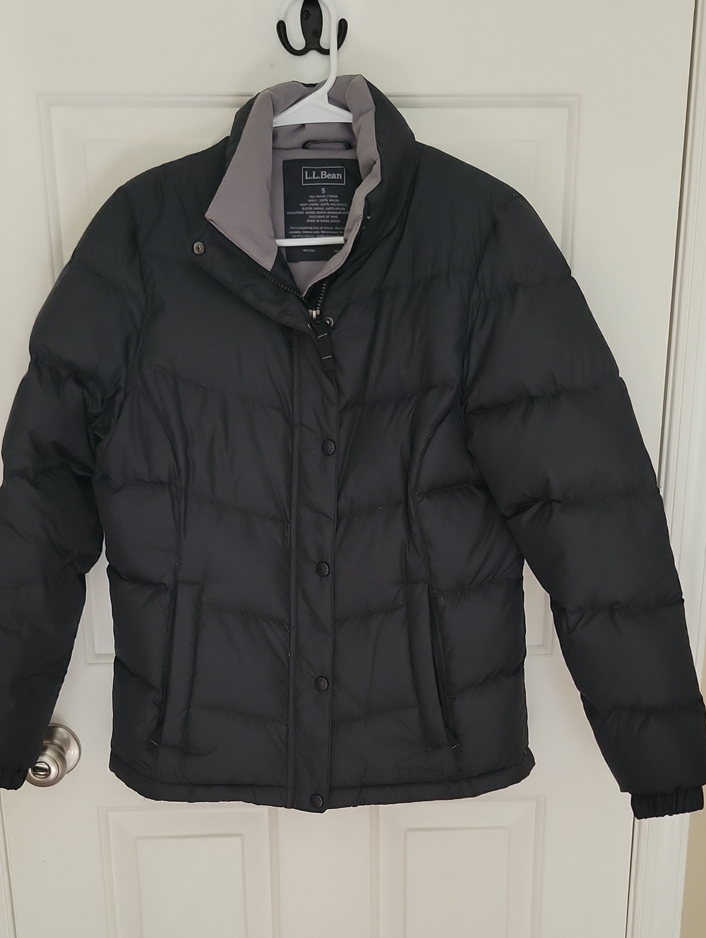 L.L. Bean Women's Black Quilted Puffer Coat